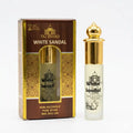 Taj Brand White Sandal Roll-On Attar | Pure Sandalwood Perfume Oil for Men & Women | 8ml Alcohol-Free Long-Lasting Arabic Fragrance