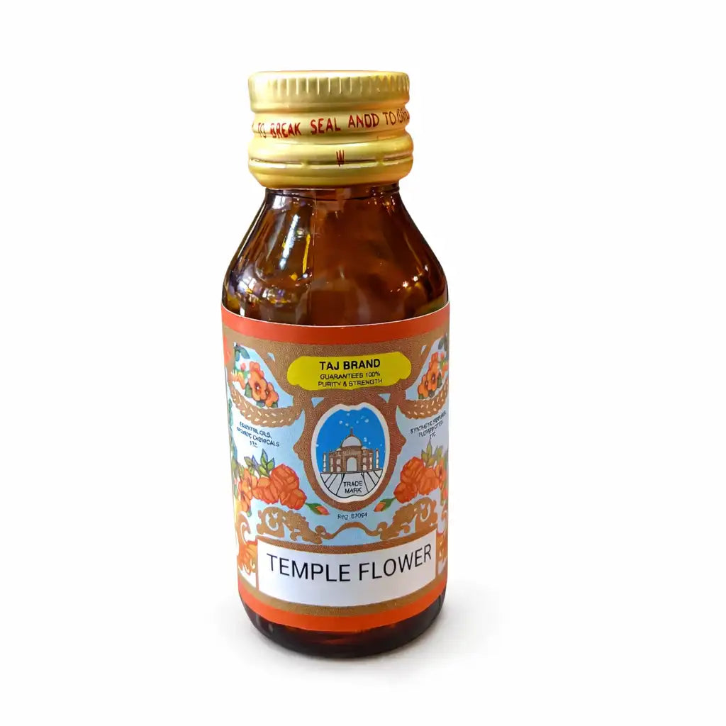Temple Flower Attar Perfume Oil – Traditional Floral Devotional Fragrance (25ml)