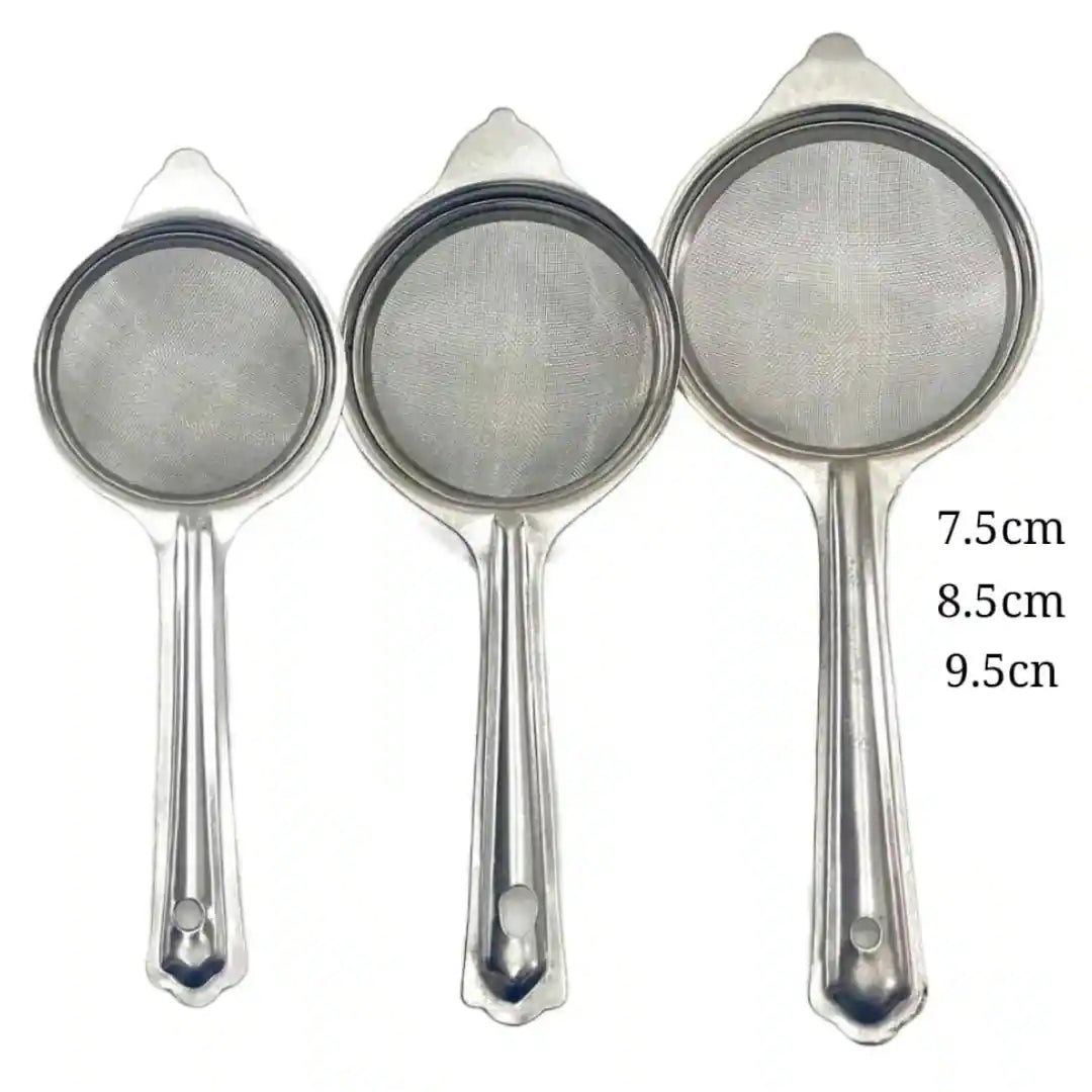 3-Piece Stainless Steel Mesh Strainer Set