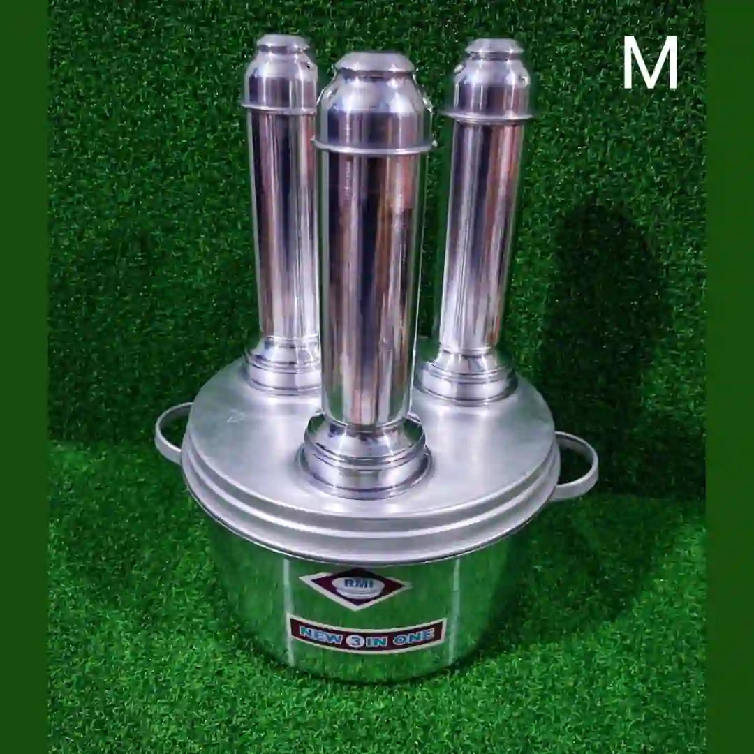 Aluminum Pittu Maker - 4 in 1 /  3 in 1