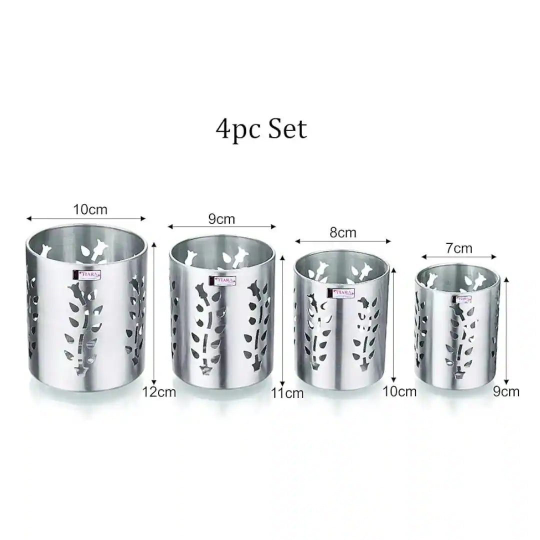 4-Piece Decorative Cutlery Holder Set