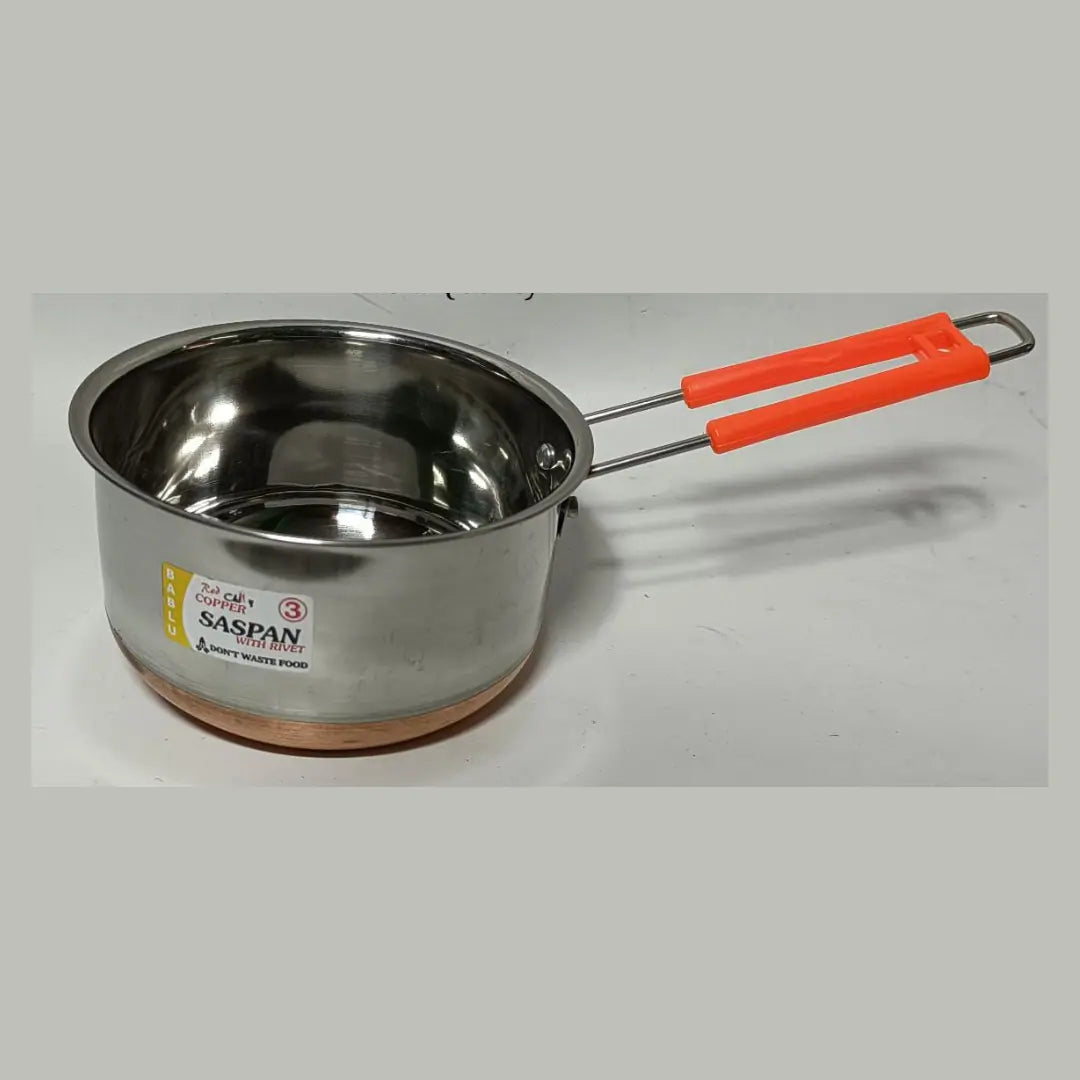 Stainless Steel Milk Pan with Copper Bottom - 1500ml