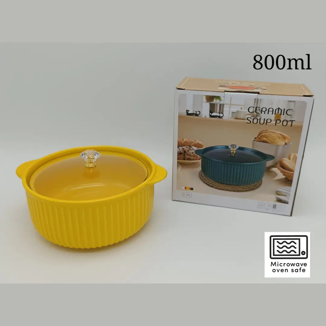 Ceramic Soup Pot 800ml