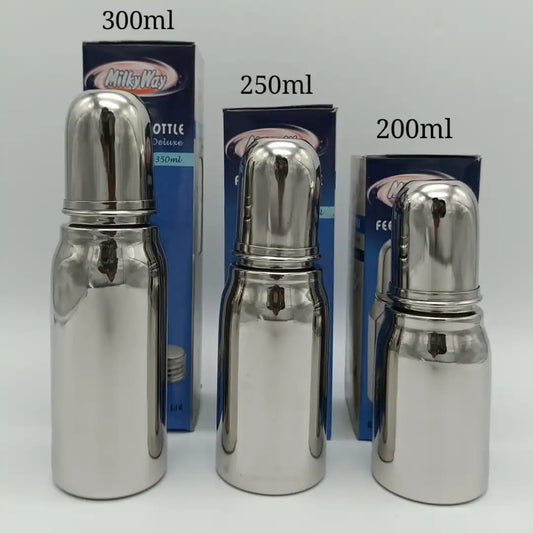 Stainless Steel Feeding Bottle - 200ml/250ml/300ml