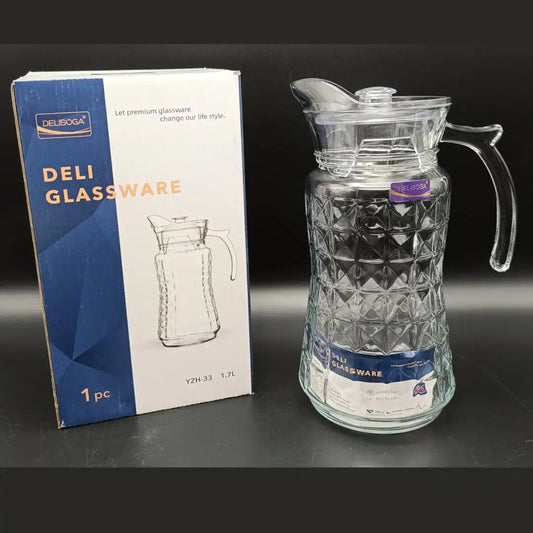 Deli Glassware Glass Water Jug - 1.7L