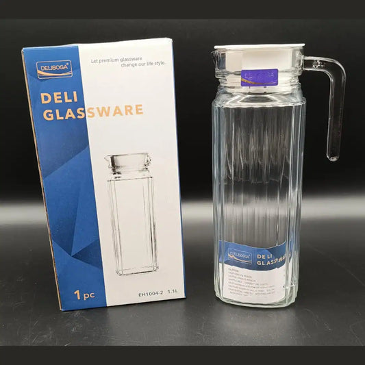 Deli Glassware Glass Water Jug - 1.1L