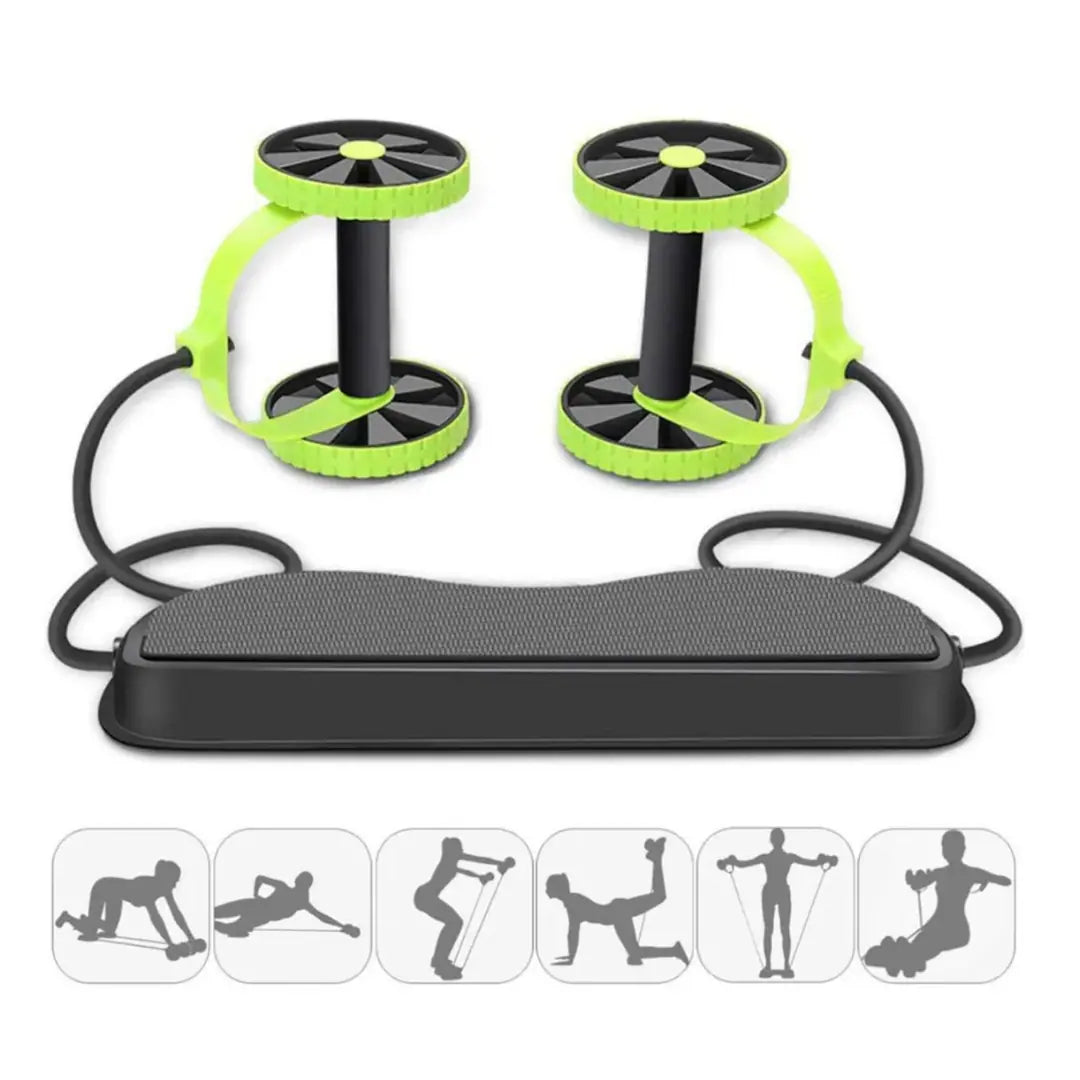 Revoflex Xtreme Multi-Directional Ab Roller Fitness Kit