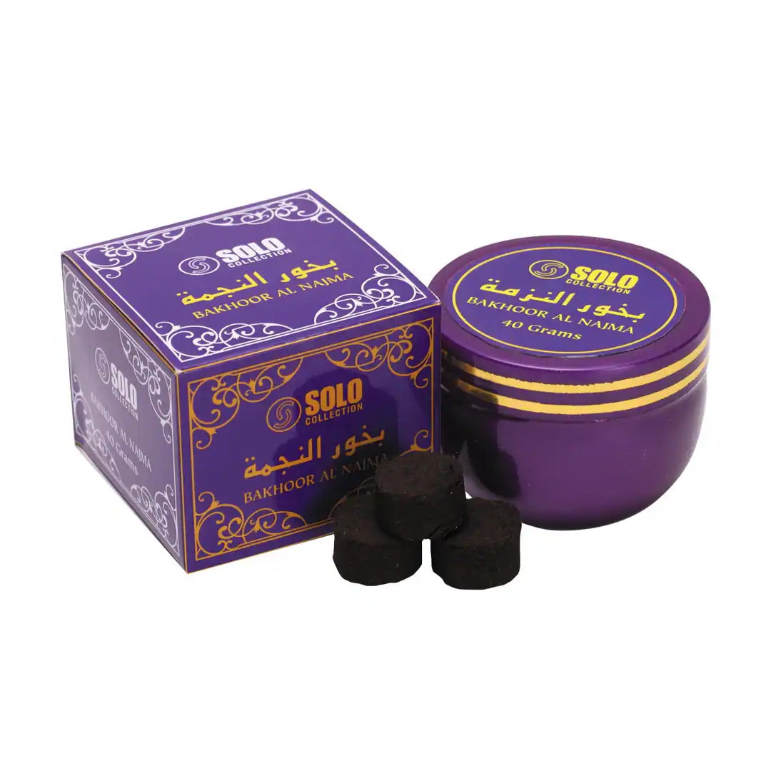 Home Fragrance Bakhoor Al Najma - Solo Collection (40g Incense)