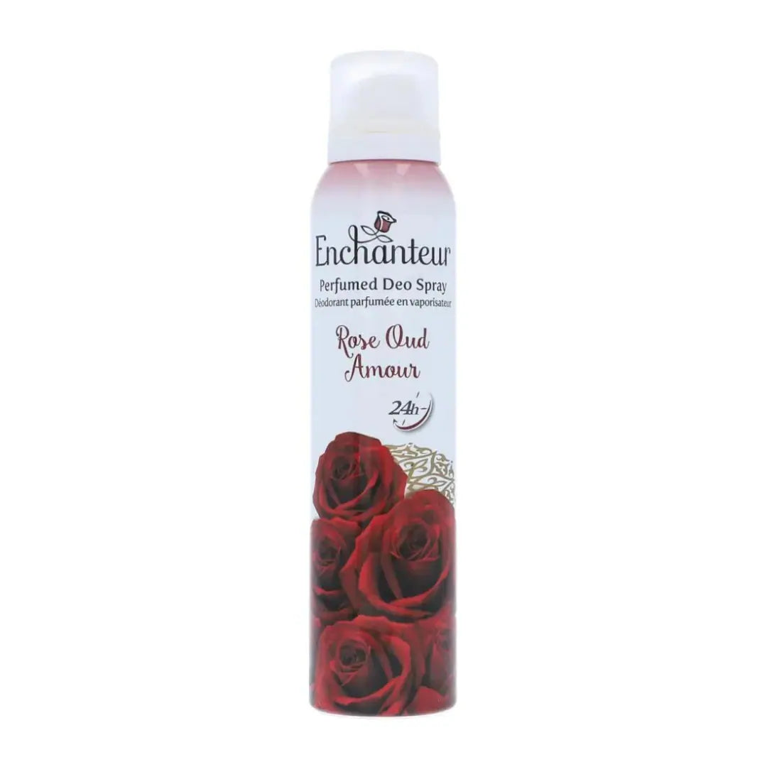 Enchanteur Perfumed Deo Spray - Rose Oud Amour (150ml)