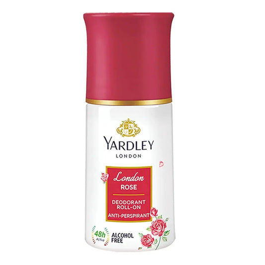 Yardley London Rose Deodorant Roll-On Anti-Perspirant (50ml)