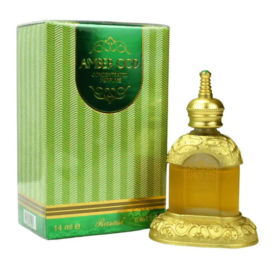 Rasasi Amber Ood Concentrated Perfume (Attar) - 14ml