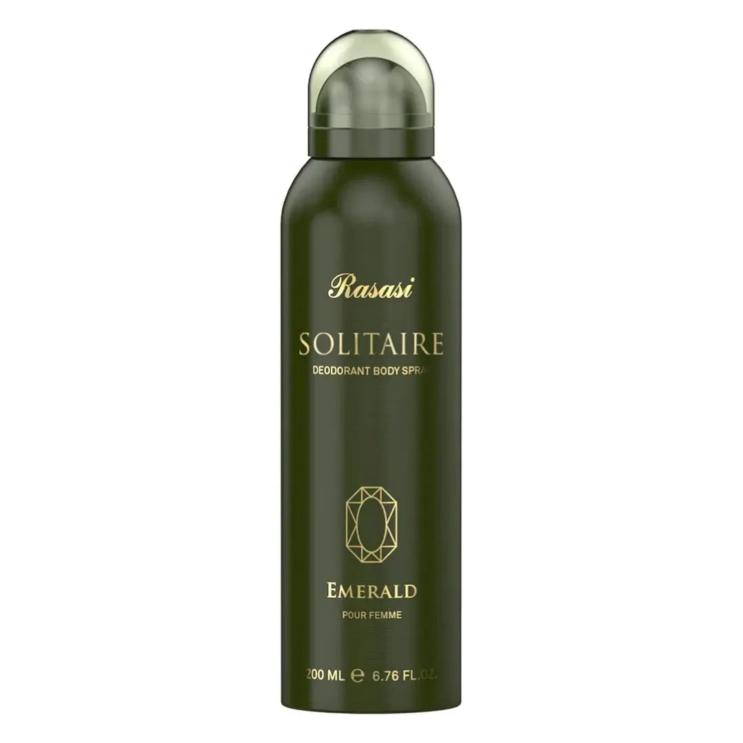 Rasasi Solitaire Emerald Pour Femme 200ml Deodorant Body Spray