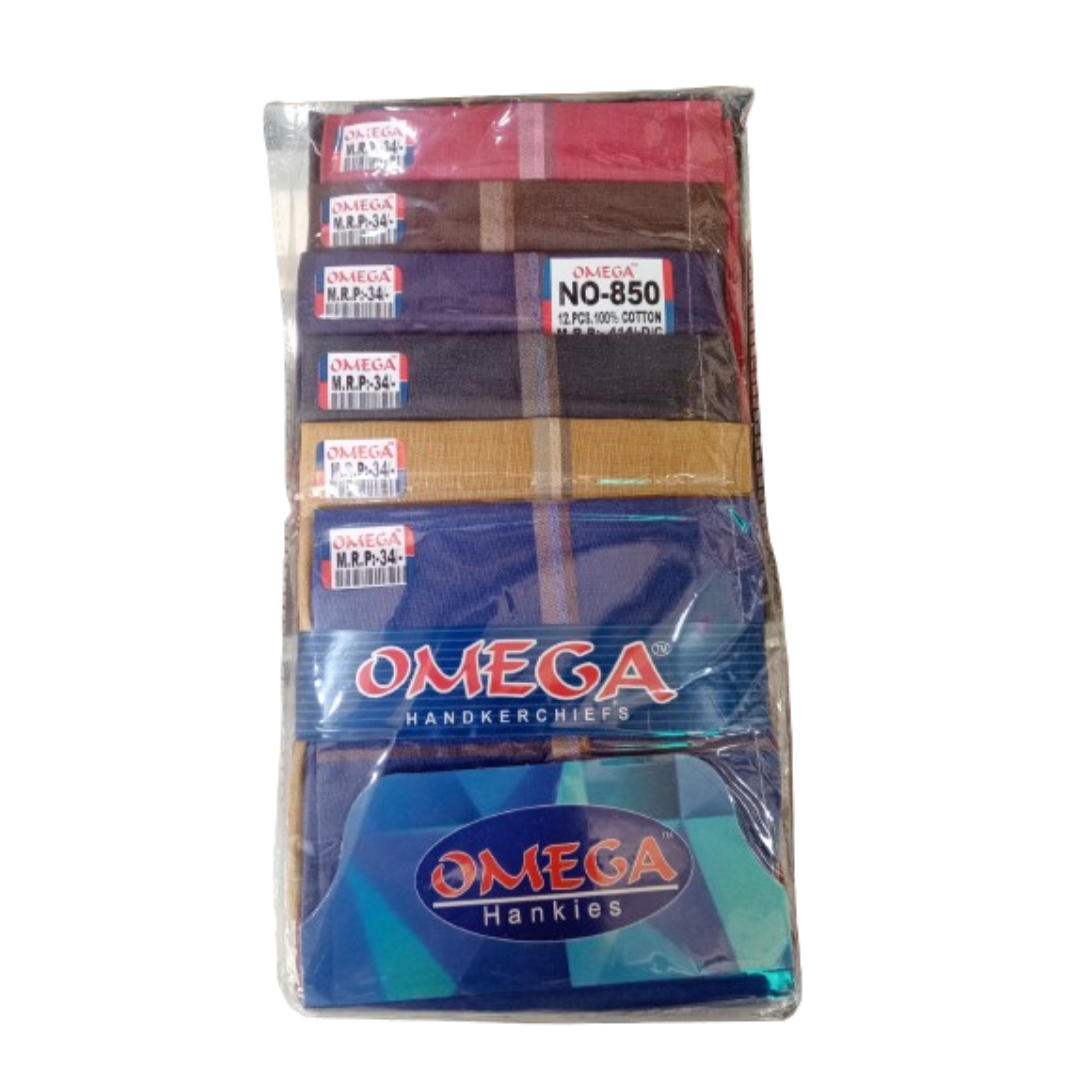 Men's Handkerchiefs 12-Pieces Set