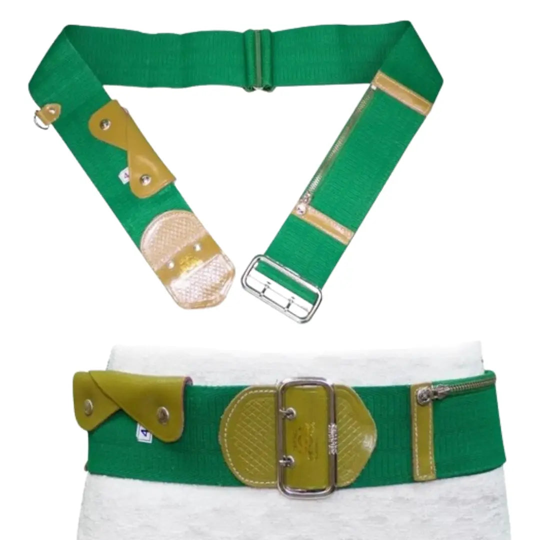 Hajee Belt Haj Umrah Light Green 3 Inch