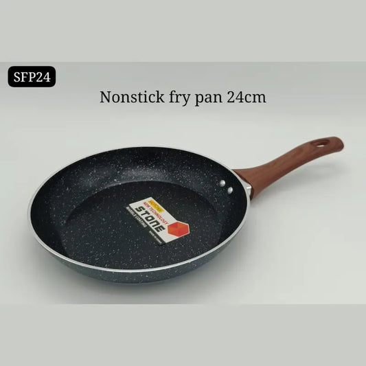 Nonstick Frying Pan 24cm/22cm with Wooden Handle