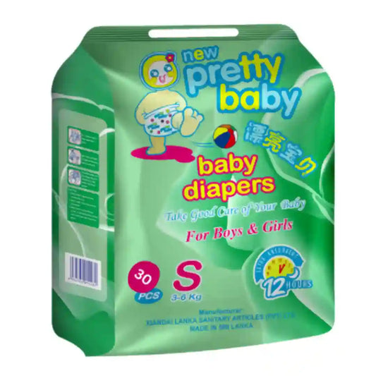 Pretty Baby Diapers 30pcs Pack S/M/L/XL