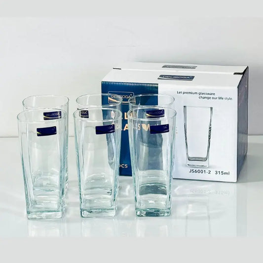 6-Piece Heavy Juice Glass Set - 315ml