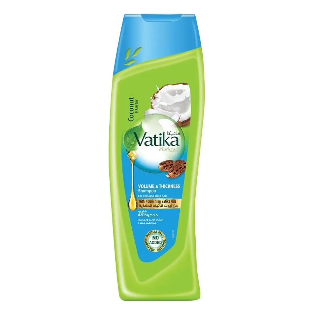 Vatika Naturals Coconut & Castor Volume & Thickness Shampoo – 400ml
