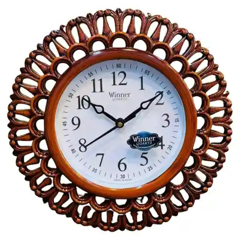 Elegant Interlocking Rings Wall Clock 10x10 Inch