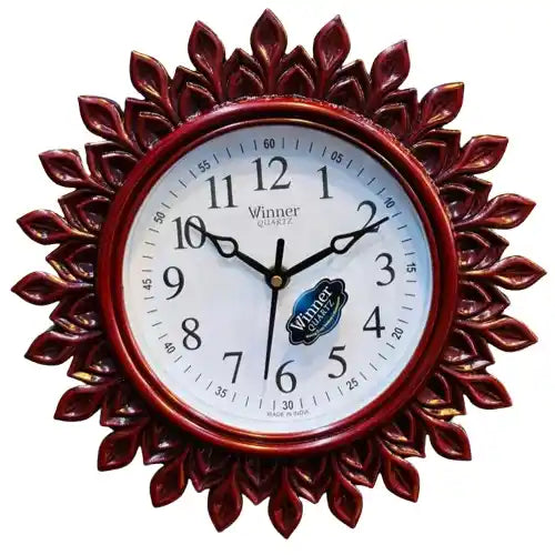 Elegant Sunflower Wall Clock 10x10 Inch