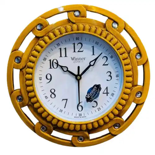 Elegant Rope-Style Wall Clock 10x10 Inch