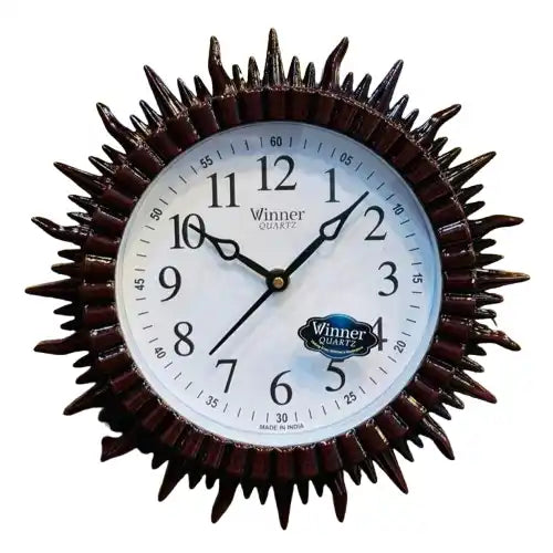 Sunburst Spike Wall Clock