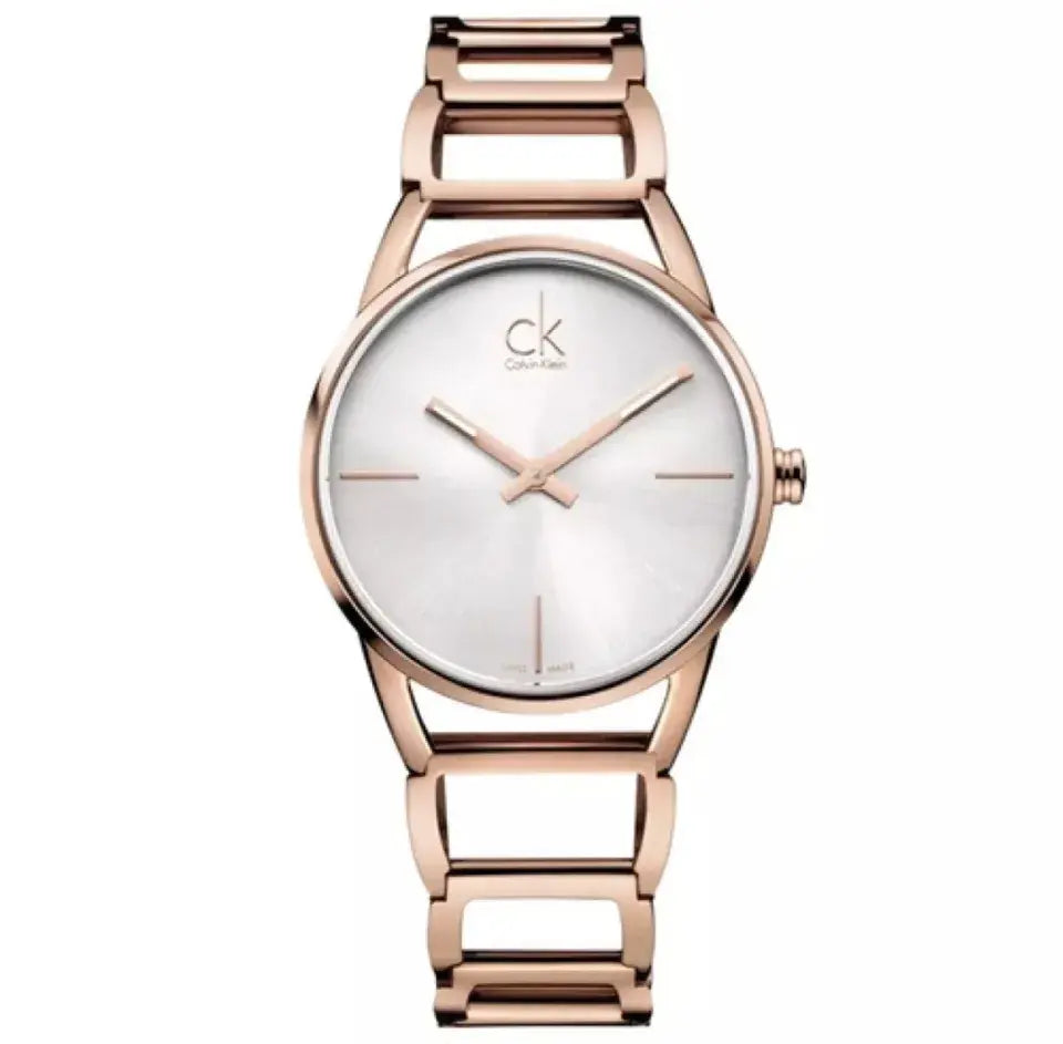 Women’s Elegant Metal-Link Bracelet Watch – Minimal Dial