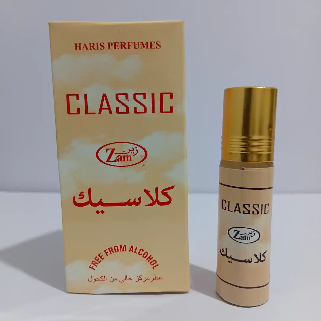 Zain Perfumes Classic 6ml Attar – Long-Lasting Oriental Woody Fragrance Oil for Men & Women