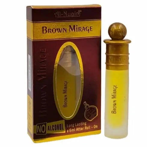 Al-Nuaim Brown Mirage Attar 6ml