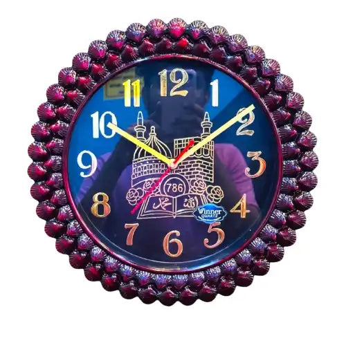 Islamic Themed Wall Clock 12x12 Inches