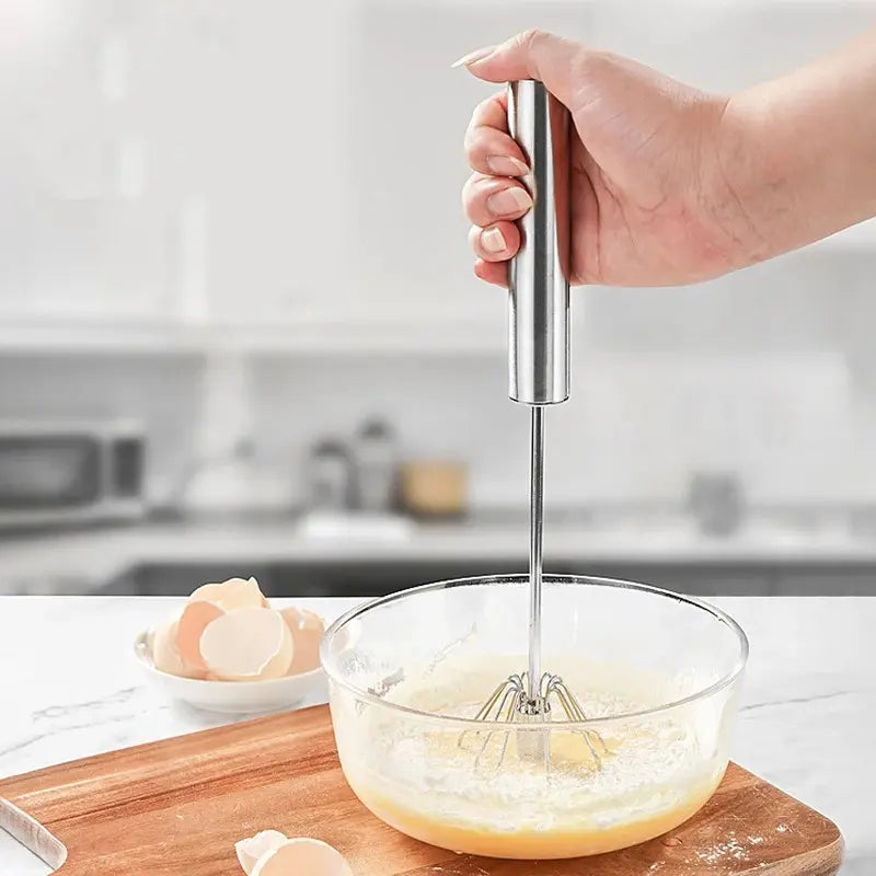 Stainless Steel Handheld Egg Beater