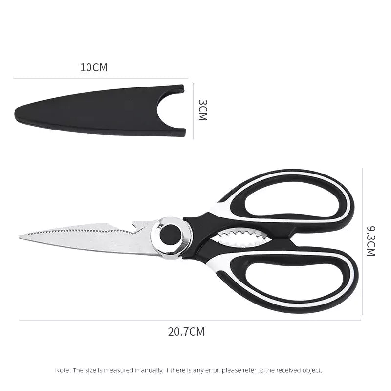 Multifunctional Kitchen Scissors - Heavy-Duty Stainless Steel Shears