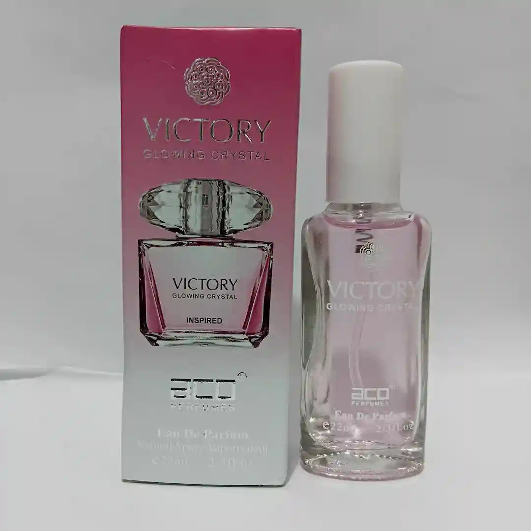 Aco Perfumes Victory Glowing Crystal 22ml Eau De Parfum – Radiant & Elegant