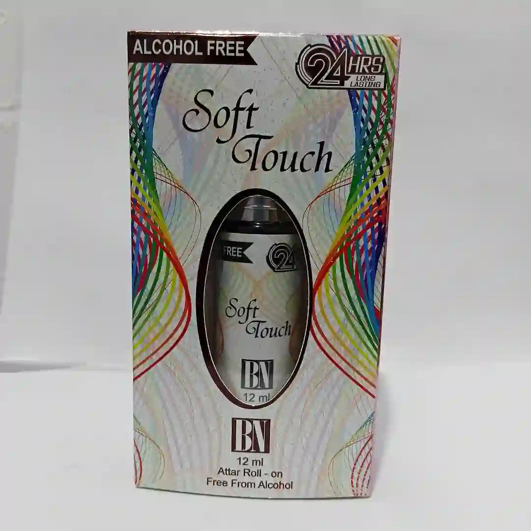 BN Perfumes Soft Touch 12ml Attar – Gentle & Refreshing Oil Fragrance