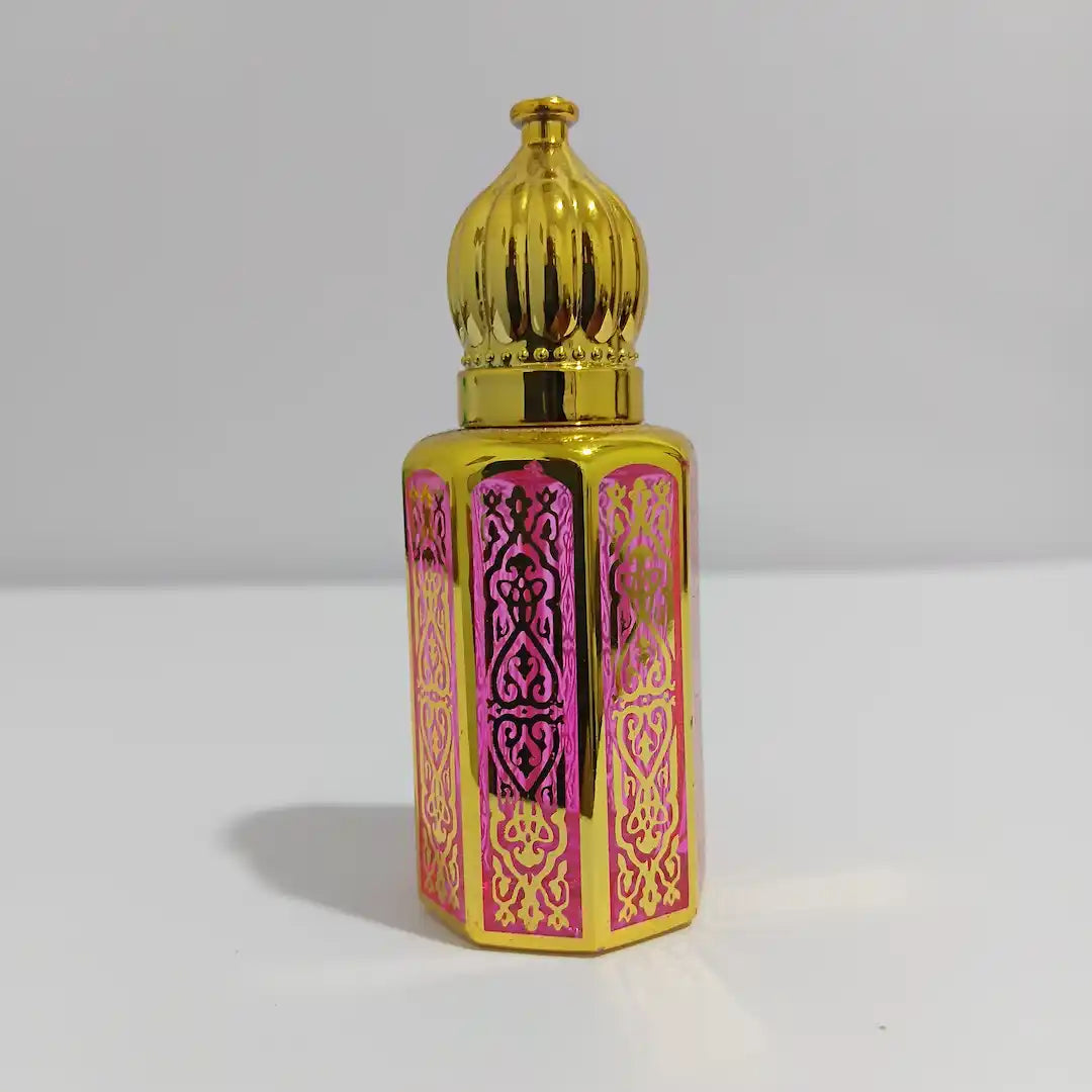 Luxury 12ml Perfume Empty Bottle – Gold & Decorative Styles