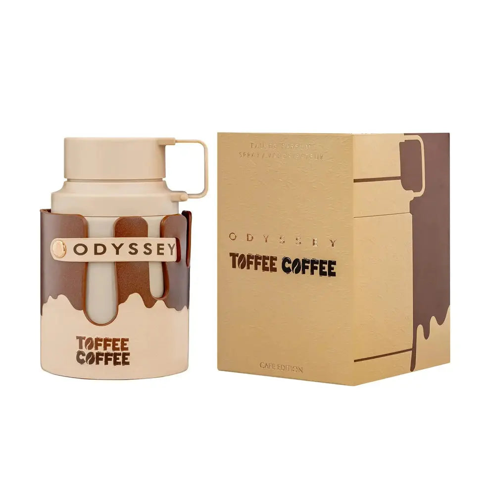 ODYSSEY Toffee Coffee Eau De Parfum – 100ml | Café Edition Long-Lasting Sweet Coffee Gourmand Fragrance for Men & Women