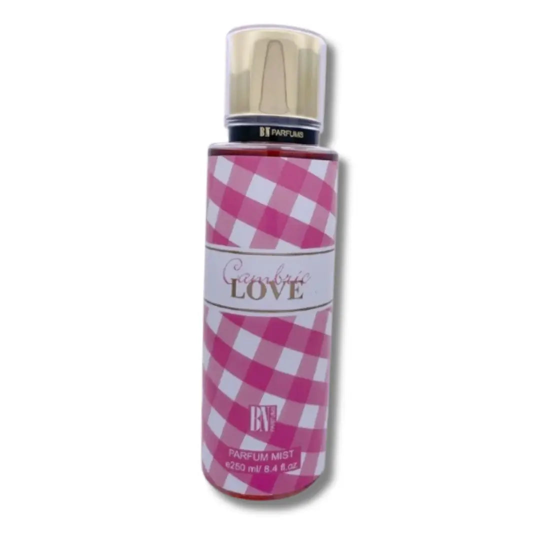 BN Perfumes Camlric Love – 250ML Parfum Body Mist | Fresh Floral Musk with a Touch of Romance