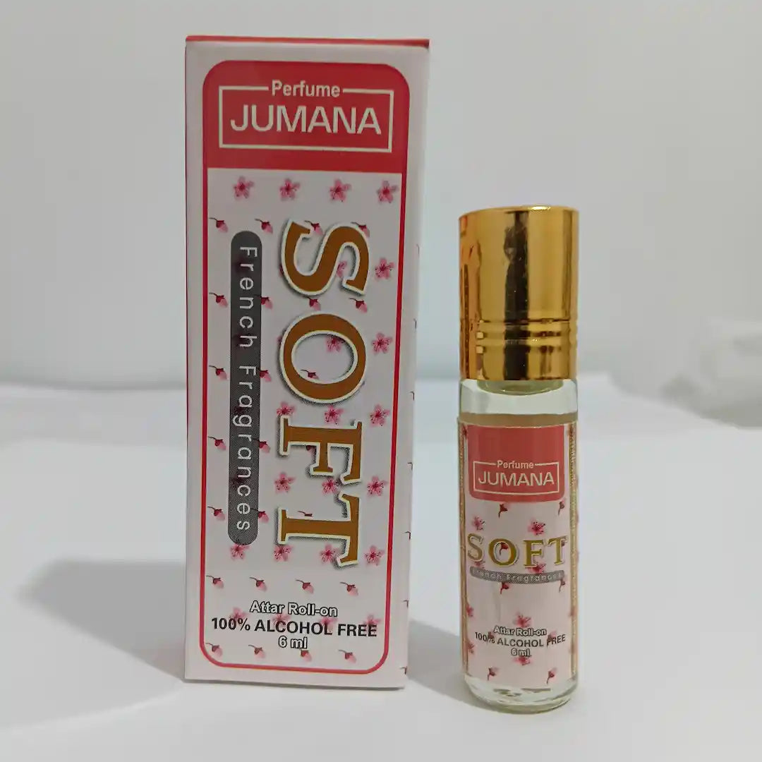 Jumana Perfumes Soft 6ml Attar – Gentle & Sweet Unisex Perfume Oil