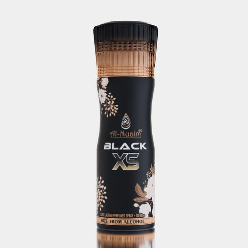 Al Nuaim Eftina Black XS – 200ML Perfumed Spray | Bold Woody-Spicy Masculine Fragrance