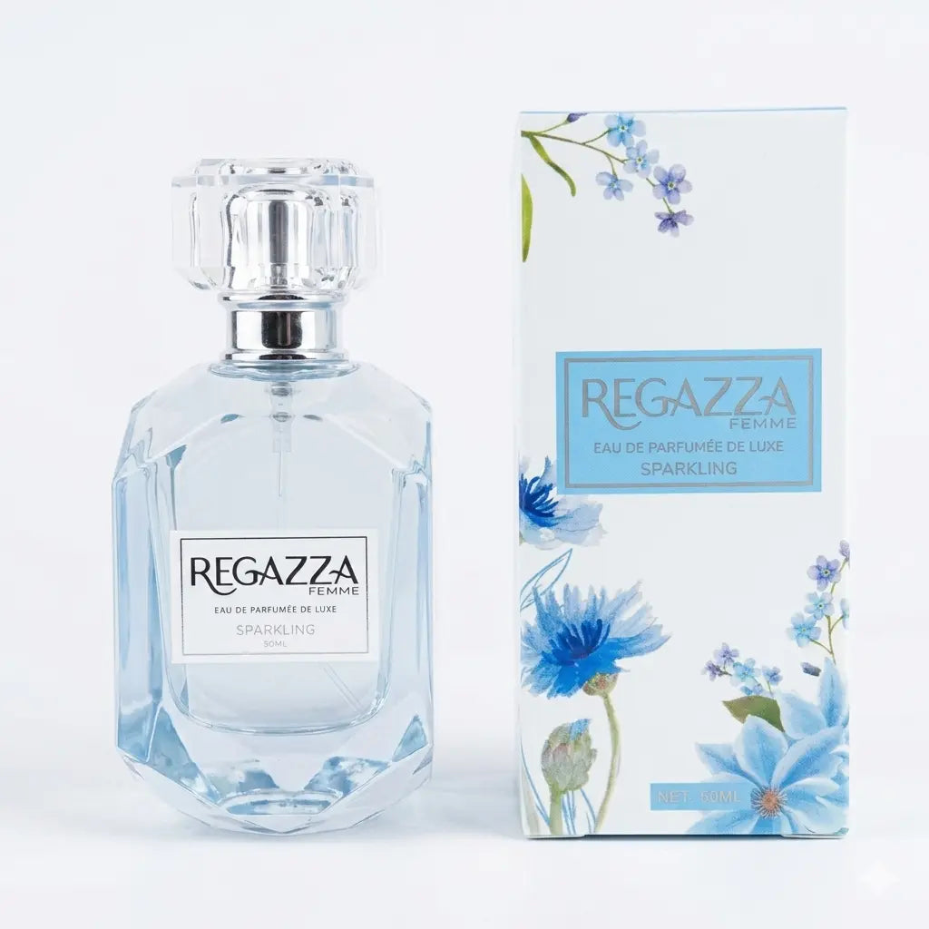 Regazza Femme Sparkling 50ml Eau De Parfum De Luxe – Fresh Floral Fruity Perfume for Women