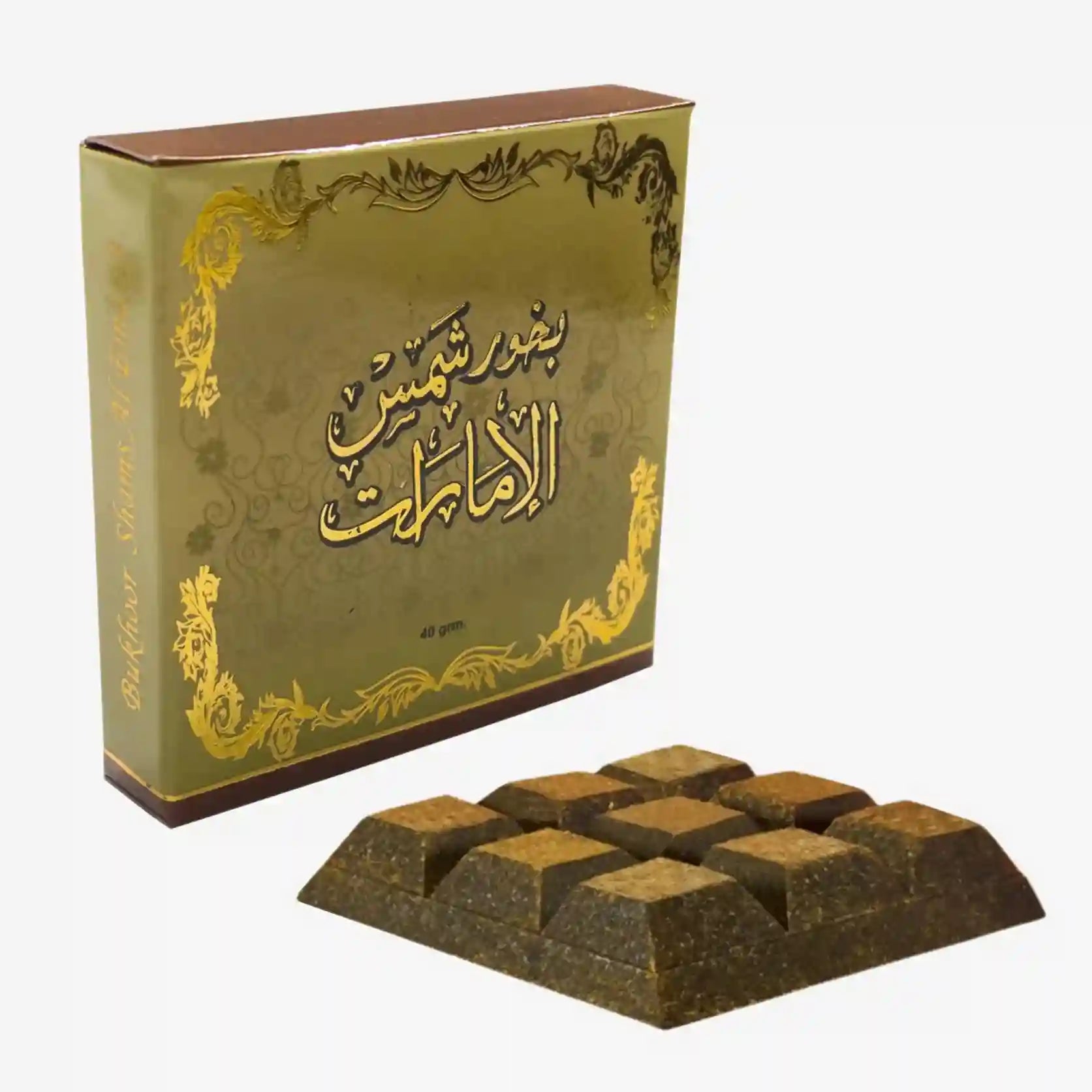 Shams Al Emarat Bakhoor by Ard Al Zaafaran – 40g | Sweet & Spicy Arabic Incense