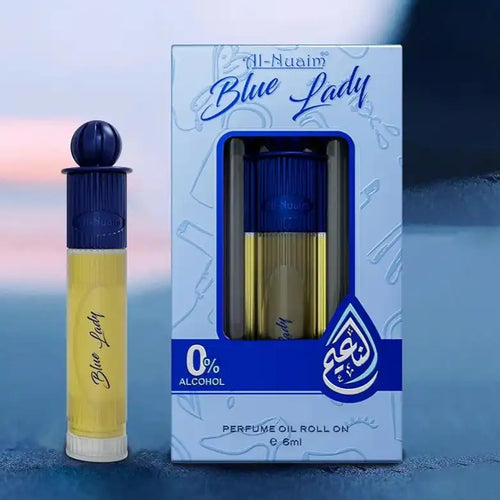 Al Nuaim Blue Lady 6ml Attar – Long-Lasting Alcohol-Free Perfume Oil for Women