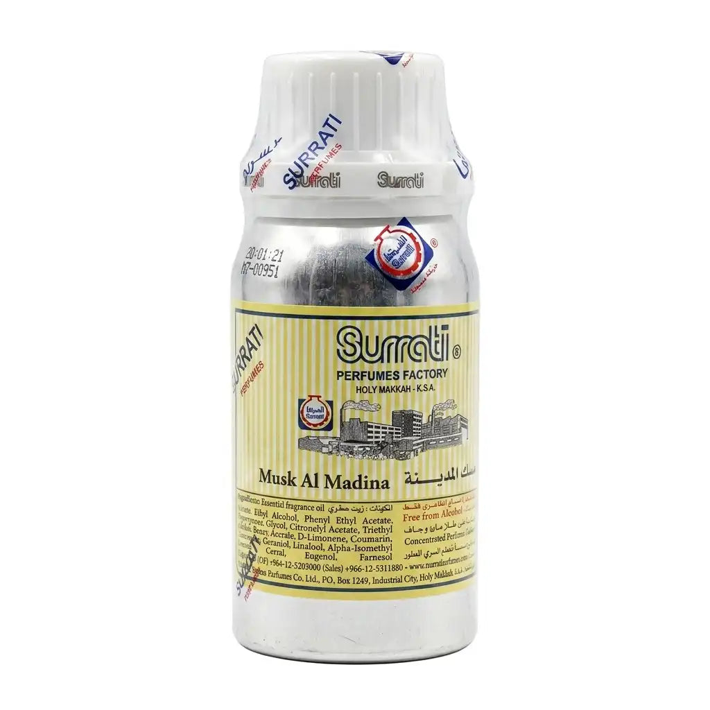Surrati Perfumes Musk Al Madina 100g Attar