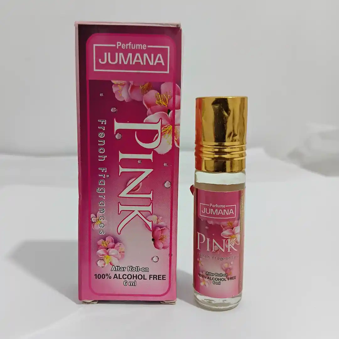 Jumana Perfumes Pink 6ml Attar – Sweet & Feminine Perfume Oil