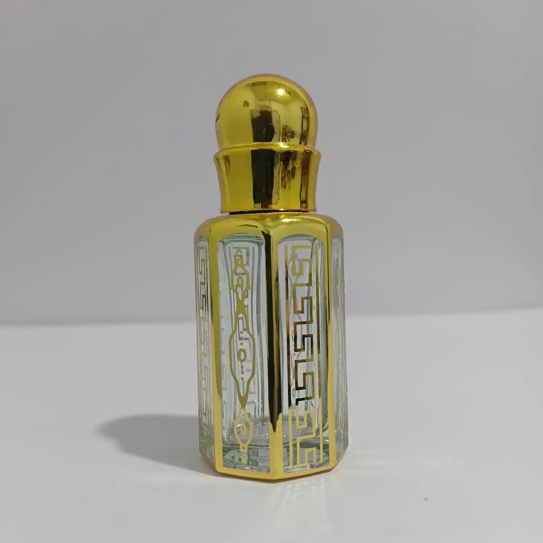 Luxury 12ml Perfume Empty Bottle – Gold & Decorative Styles