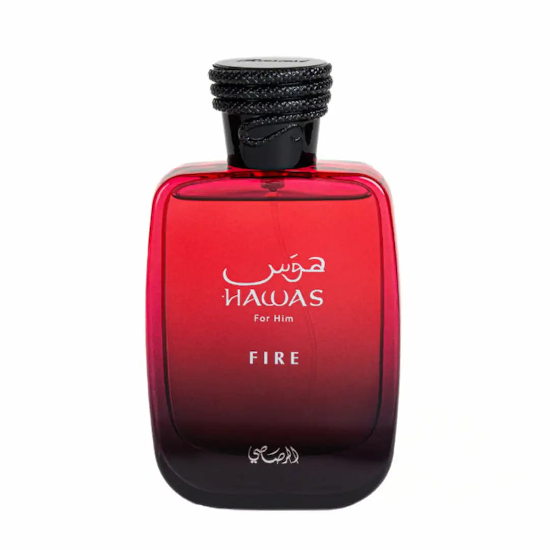 Rasasi Hawas Fire For Him Eau De Parfum – 100ml | Intense Warm & Spicy Long-Lasting Fragrance for Men