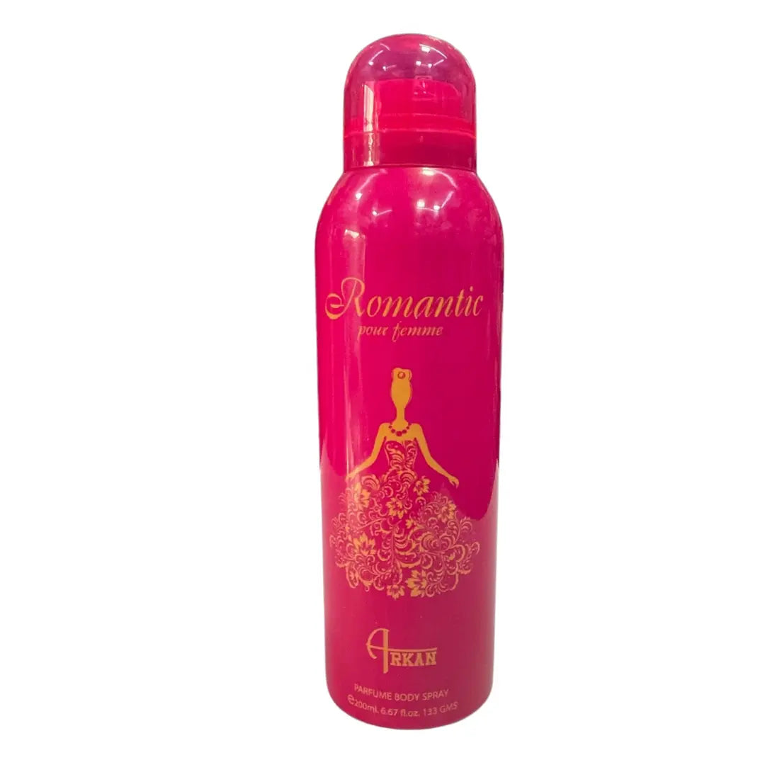 Arkan Romantic Pour Femme 200ml Perfume Body Spray