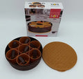 7-in-1 Spice Box with Spoons & Woven Basket Cover