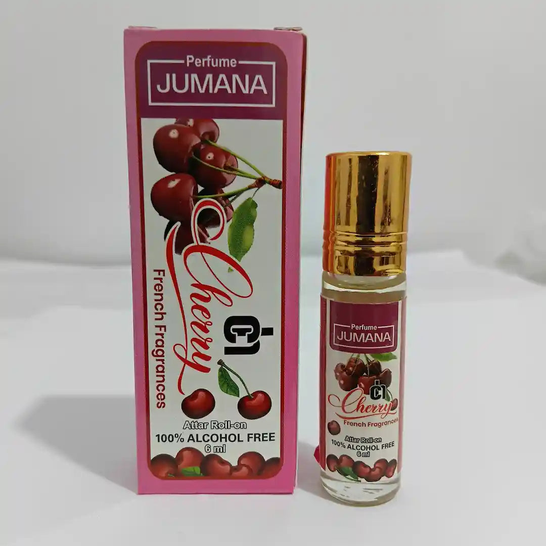 Jumana Perfumes Cherry 6ml Attar – Sweet & Playful Unisex Perfume Oil