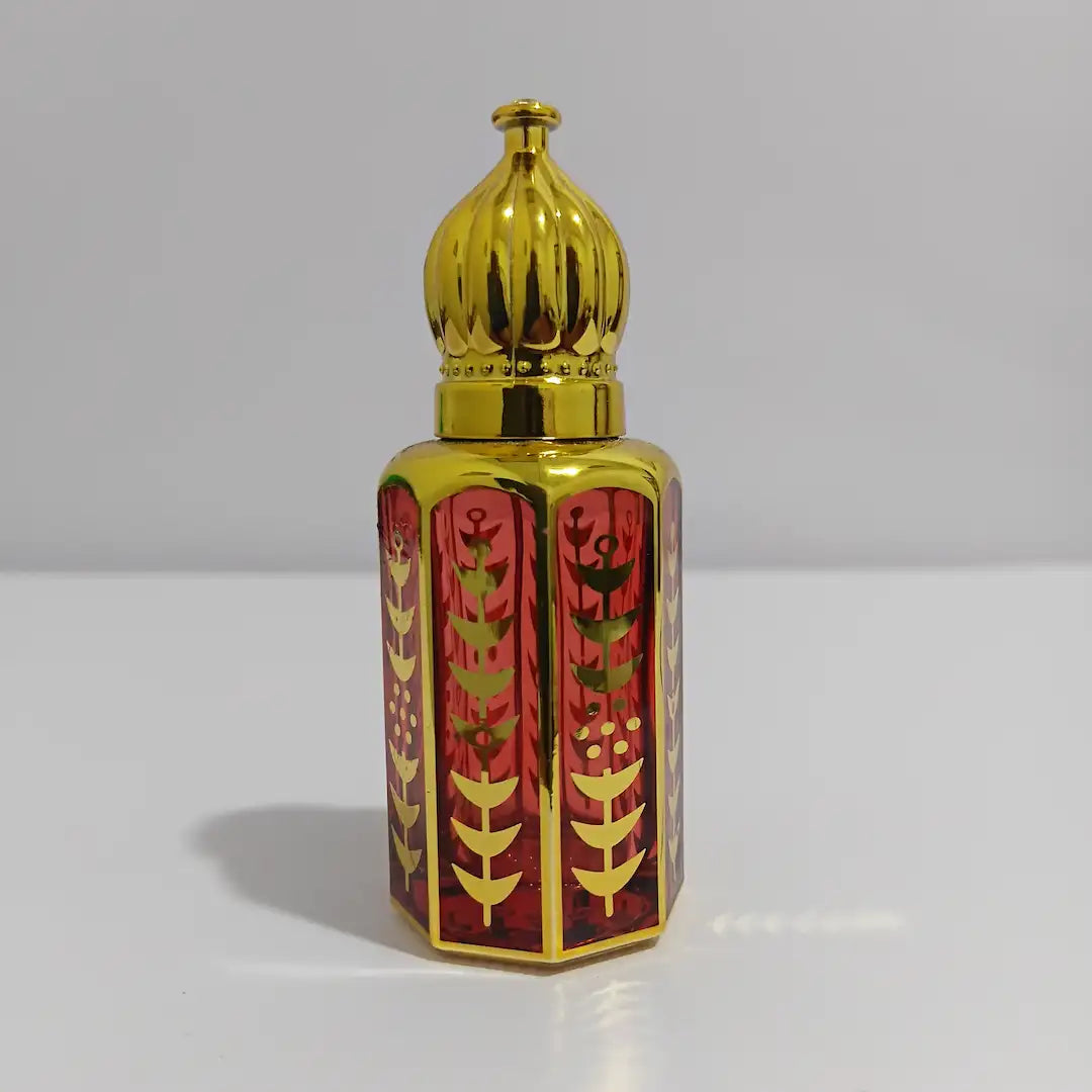 Luxury 12ml Perfume Empty Bottle – Gold & Decorative Styles